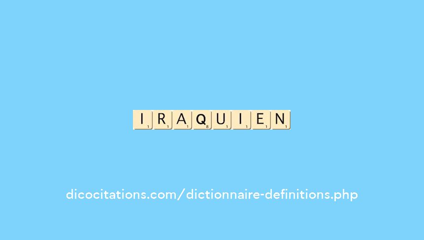 iraquien