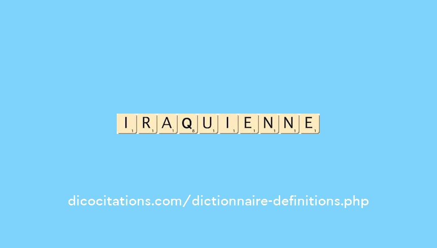 iraquienne