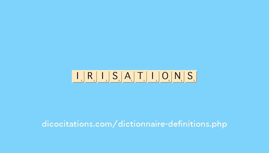irisations irisations