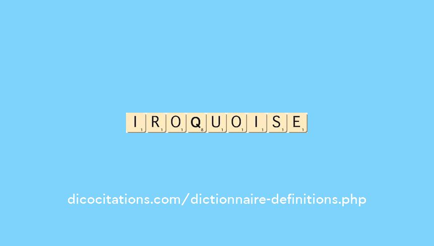 iroquoise iroquoise