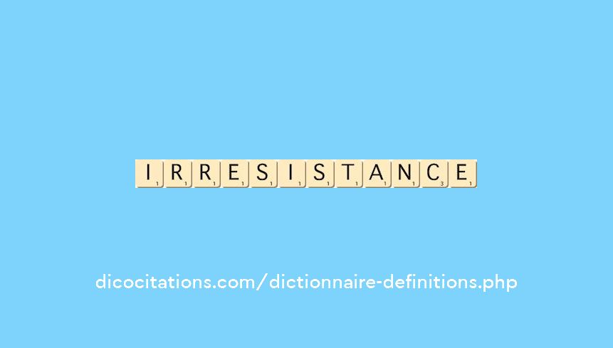 irresistance