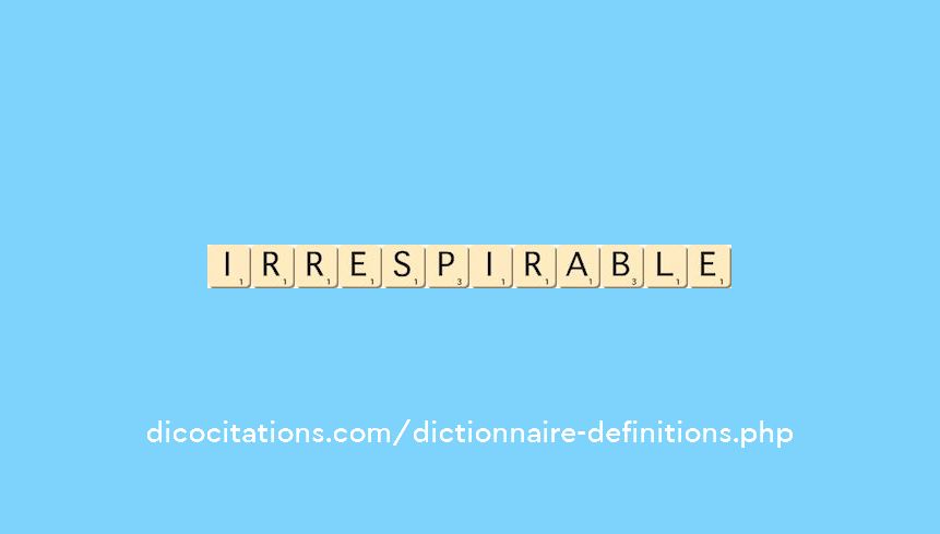 irrespirable