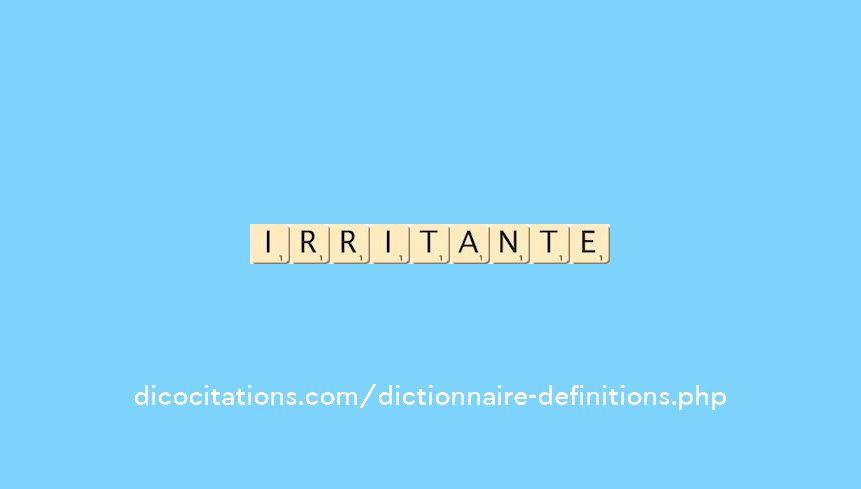 irritante irritante