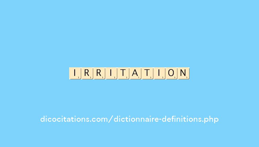 irritation