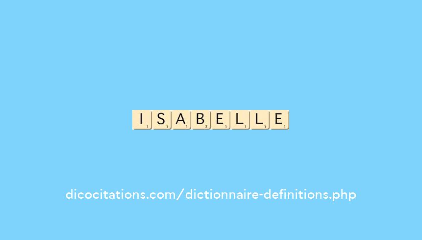 isabelle isabelle