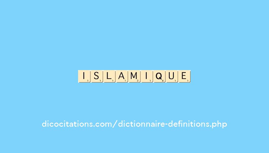 islamique islamique