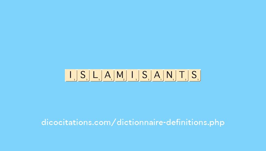 islamisants islamisants