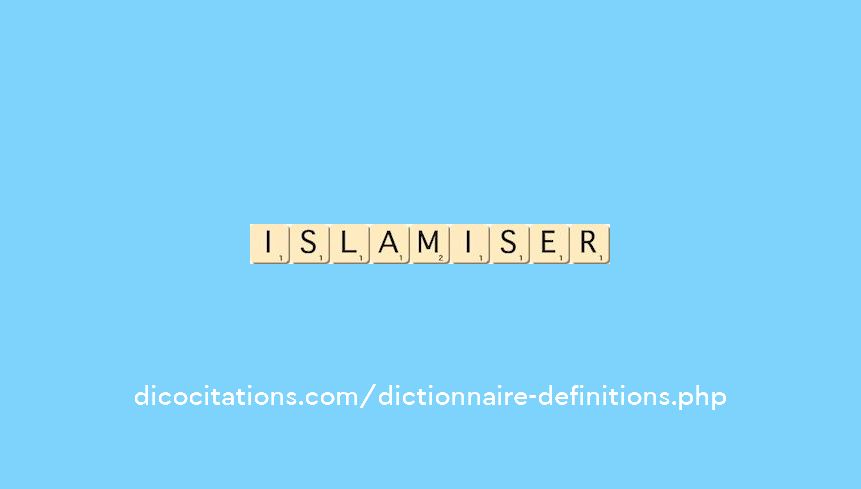 islamiser