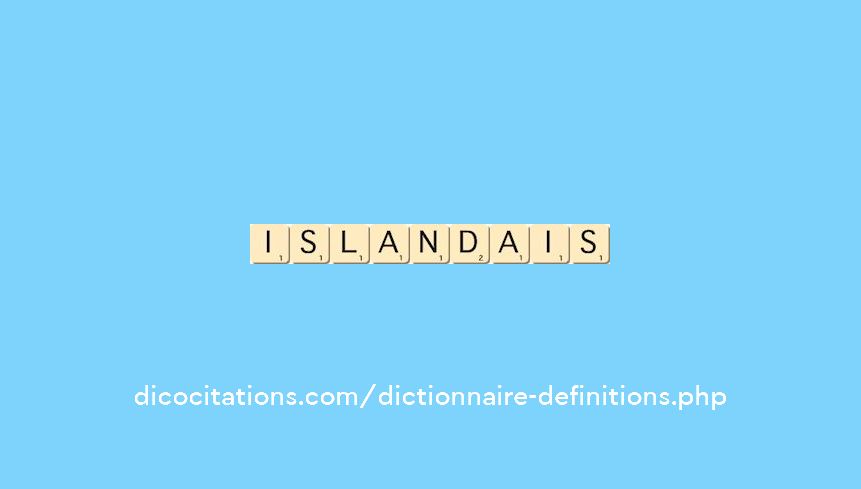 islandais islandais