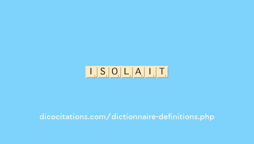 isolait isolait