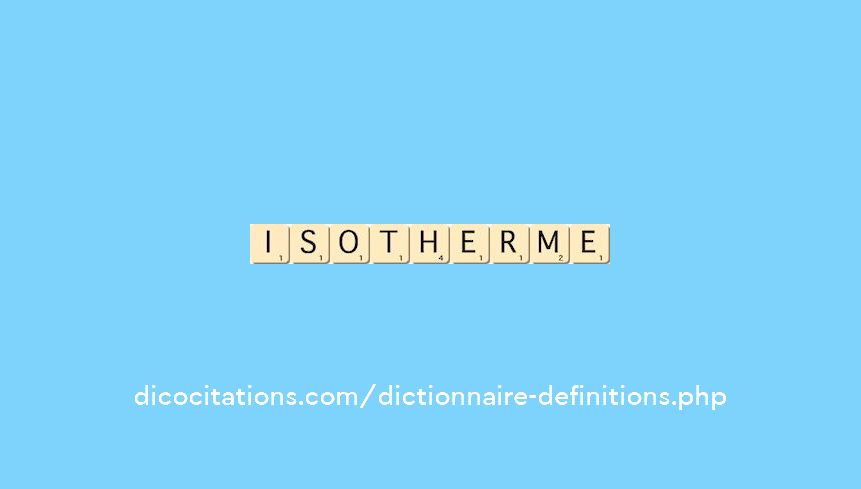 isotherme isotherme