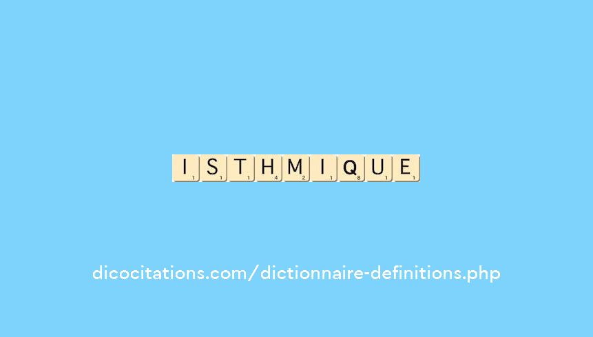 isthmique
