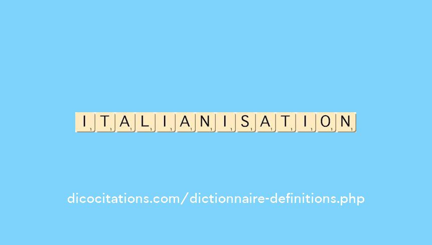 italianisation