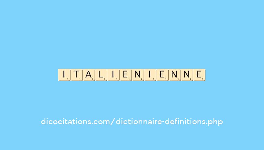 italien--ienne