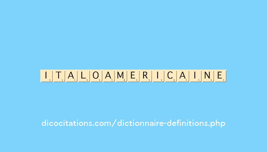italo-americaine