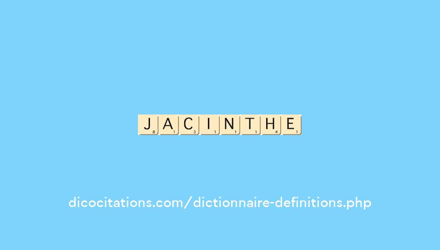 jacinthe