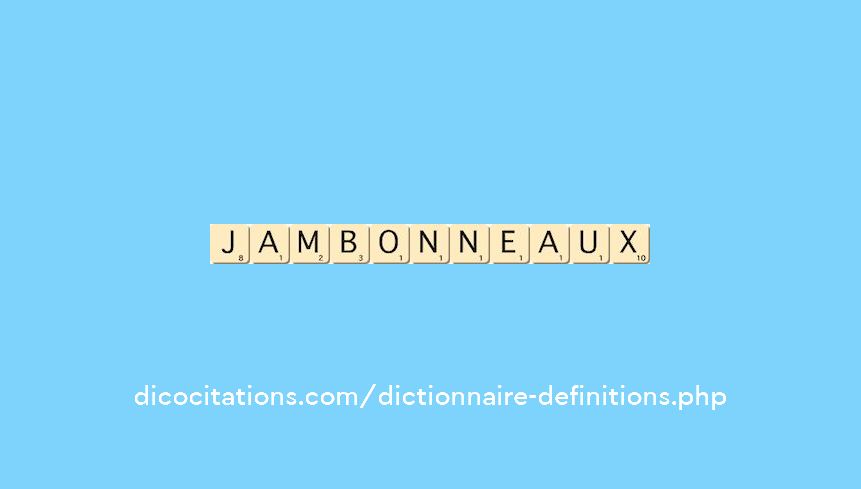 jambonneaux jambonneaux