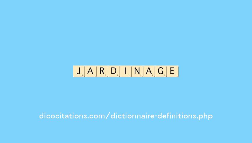 jardinage