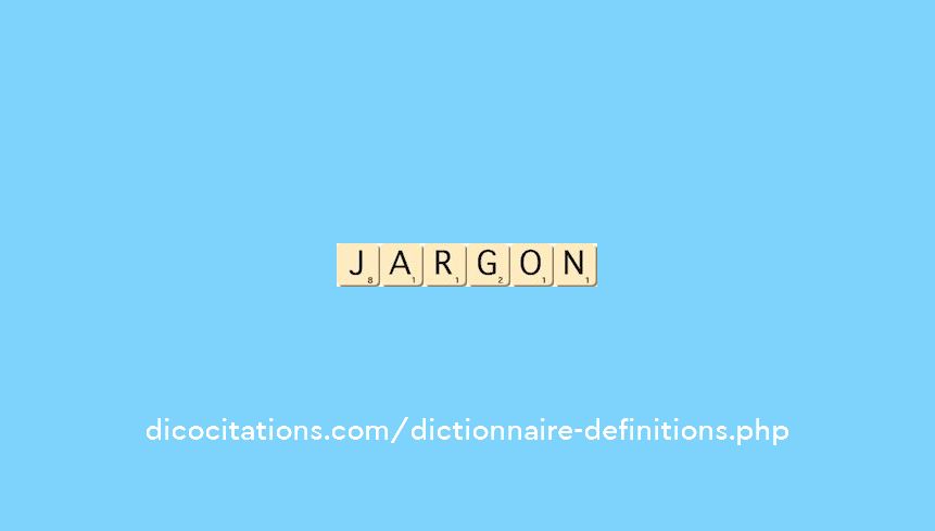jargon