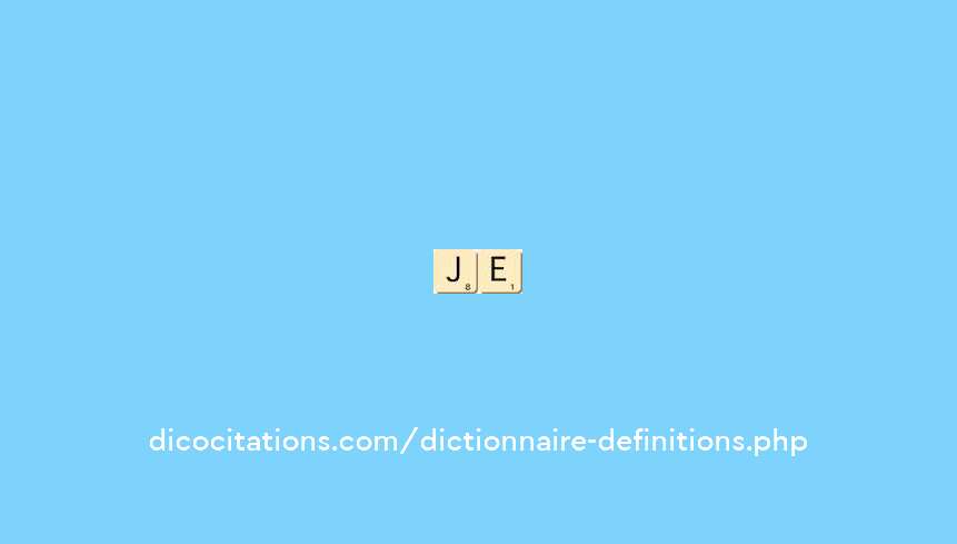 je