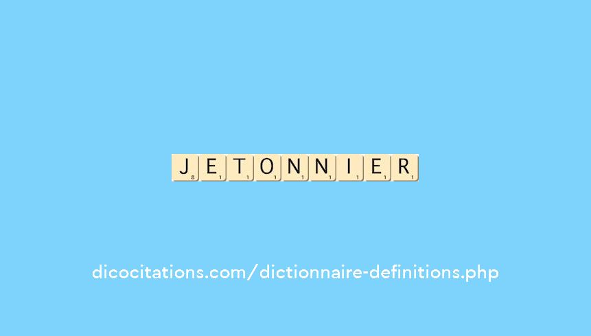 jetonnier