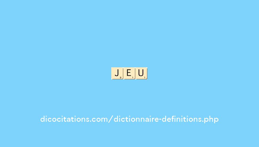 jeu