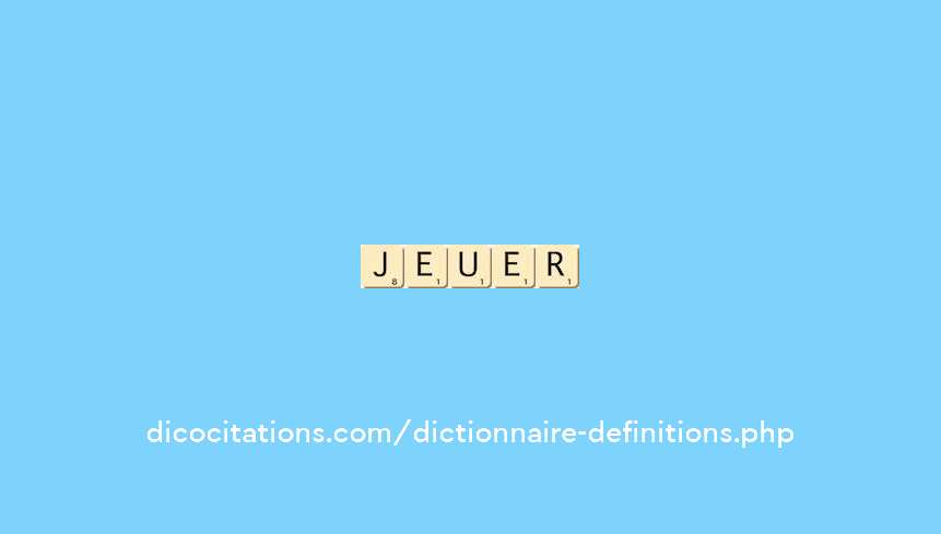 jeuner