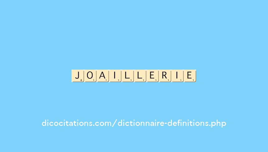 joaillerie joaillerie