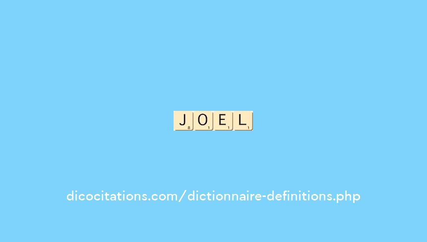 joel joel