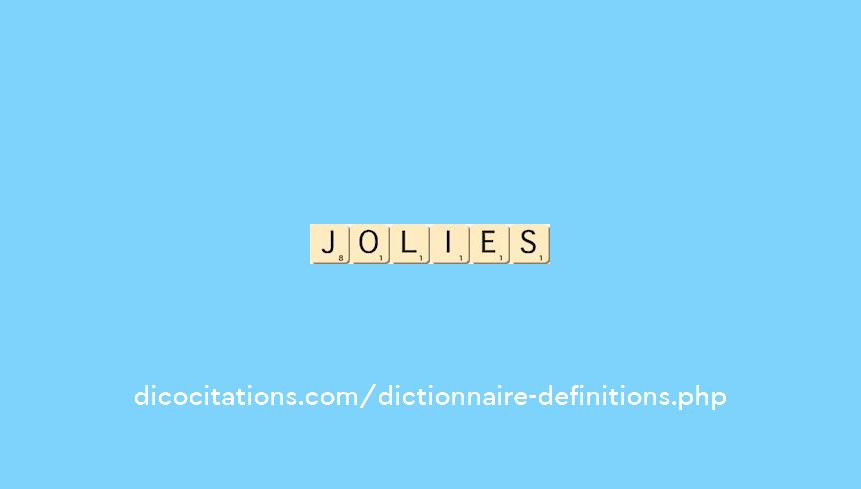 jolies jolies