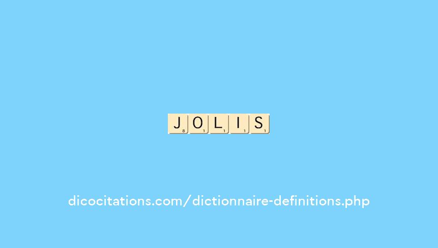 jolis jolis