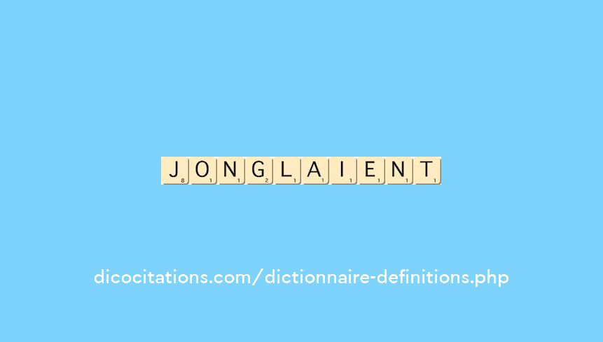 jonglaient jonglaient