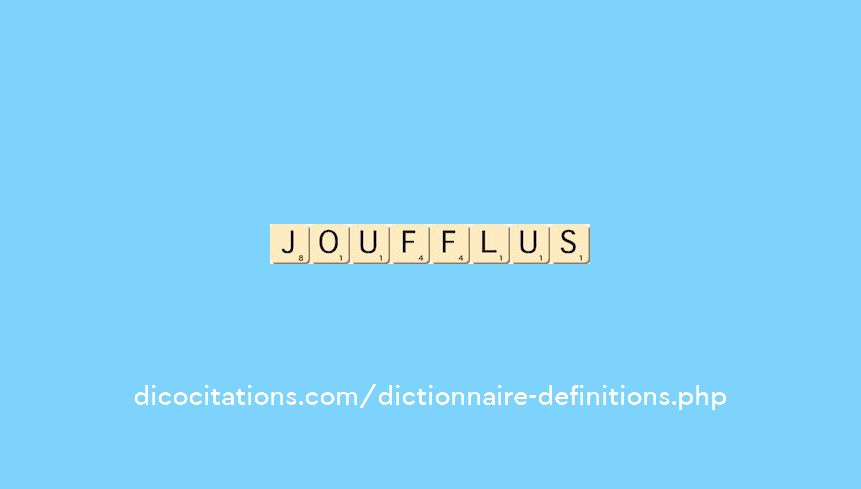 joufflus joufflus