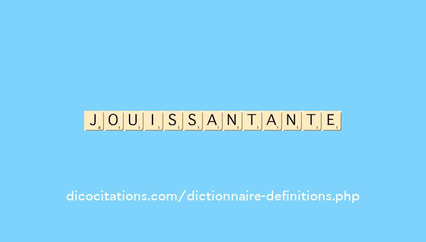 jouissant--ante