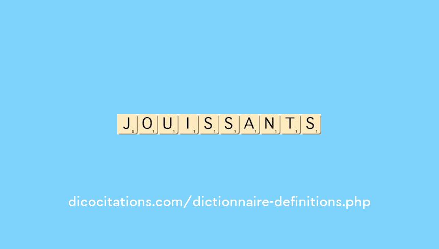 jouissants jouissants