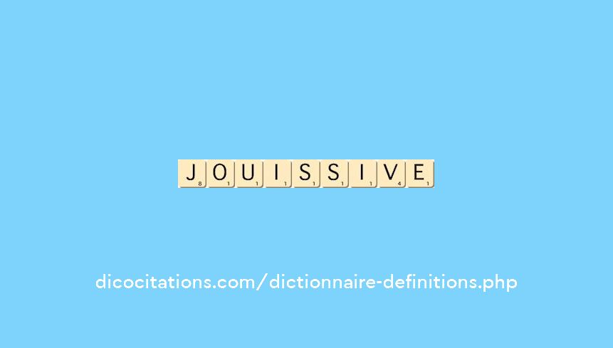 jouissive jouissive