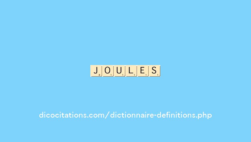 joules