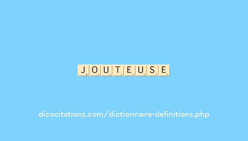 jouteuse jouteuse