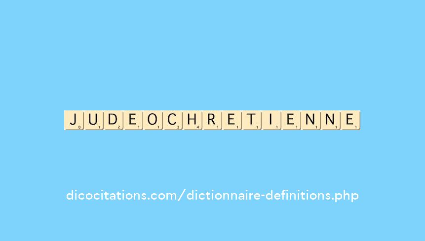 judeo-chretienne judeo-chretienne