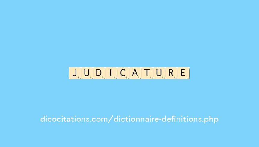 judicature