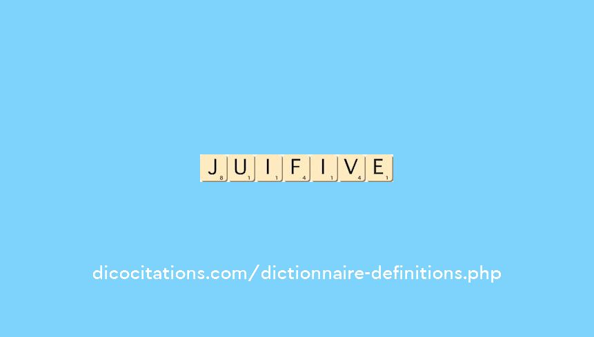 juif--ive