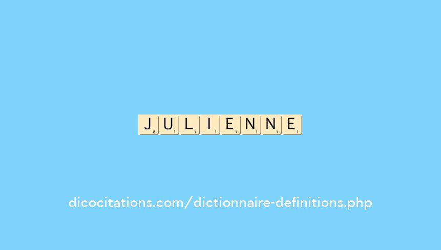 julienne