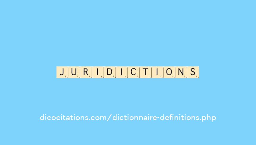 juridictions