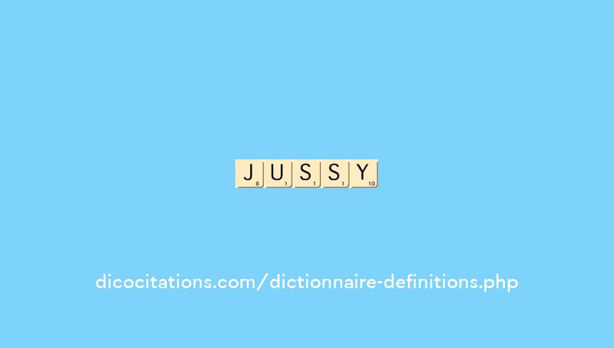 jussy