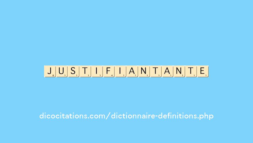 justifiant--ante