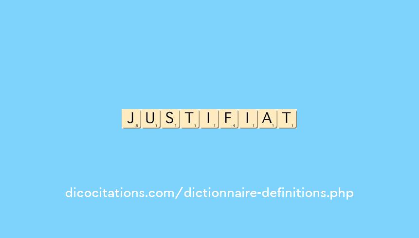 justifiat justifiat
