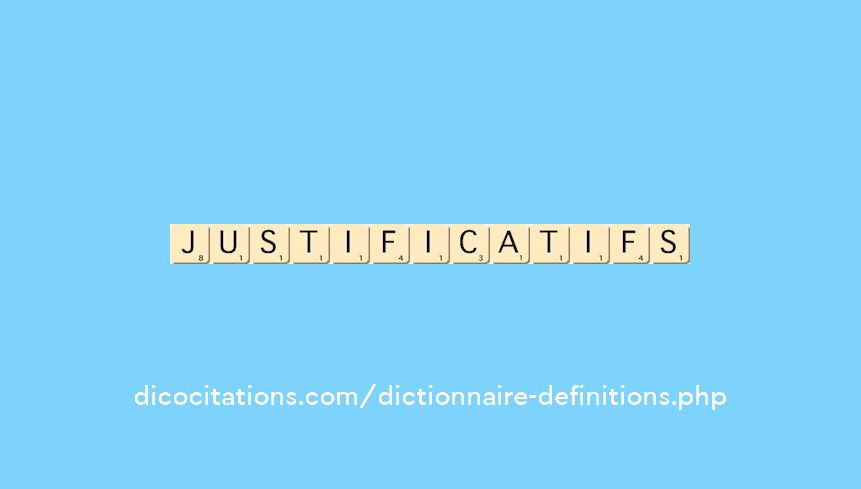 justificatifs justificatifs