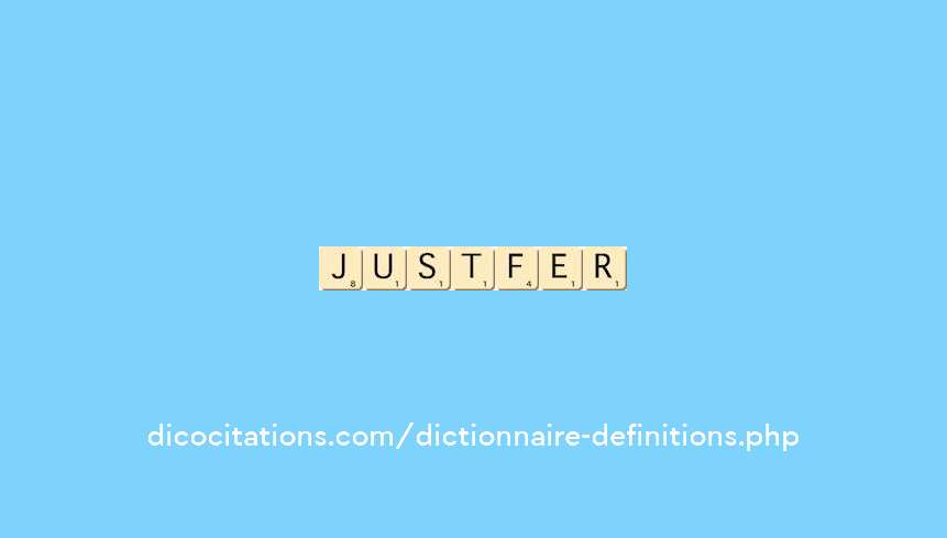 justifier