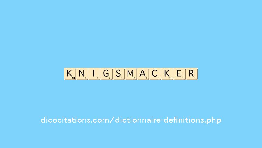 k-nigsmacker