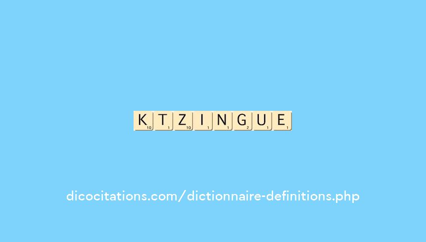 k-tzingue k-tzingue